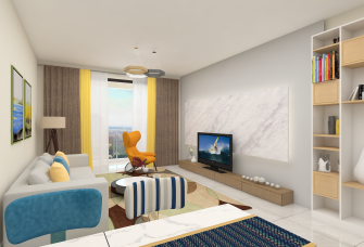 未来海岸60m²1室1厅现代