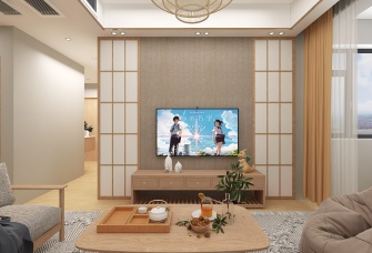 满满一屋子的木元素，大胆的日式现代混搭